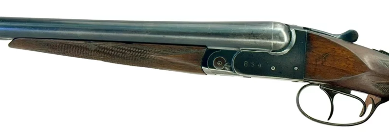British Made 12 Gauge Side by Side Shotgun by BSA - Image 8