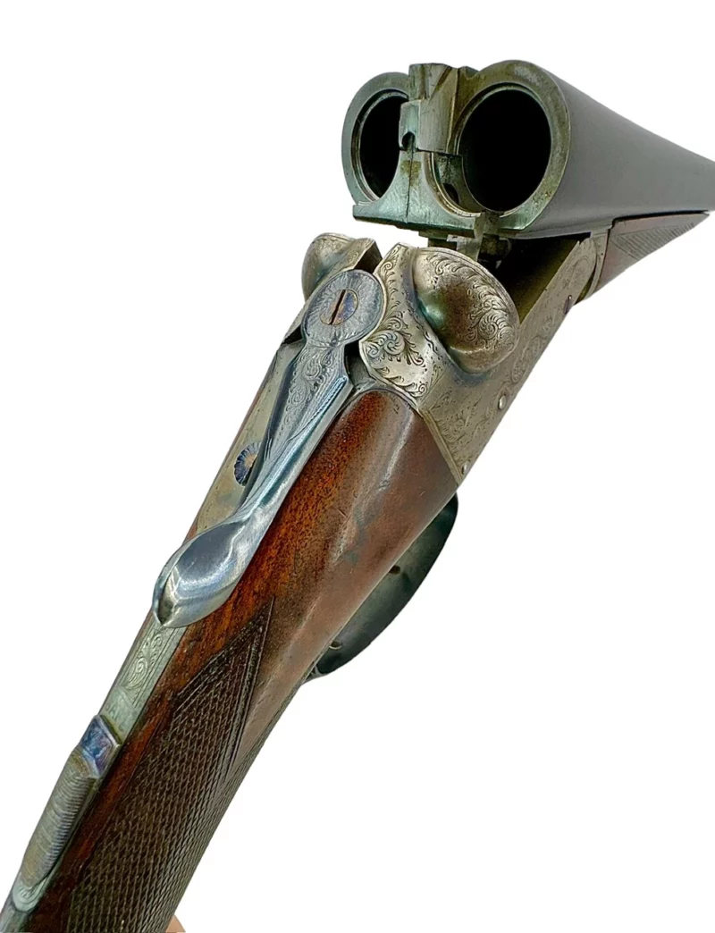 F.P. Baker Fine British Made 12 Ga Side by Side Shotgun SN 76404