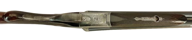 British Side By Side 12 Gauge Shotgun by H. Bloomer - Image 8