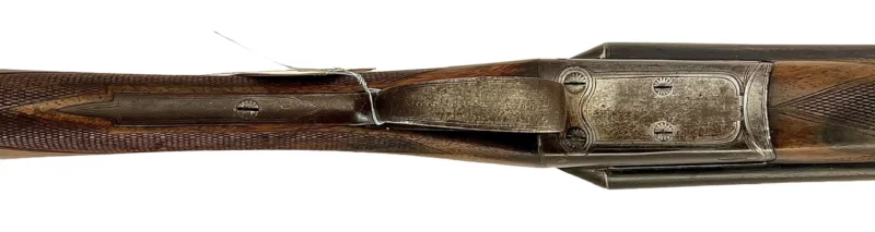 British Side by Side 12ga shotgun by P Knight Nottingham - Image 8