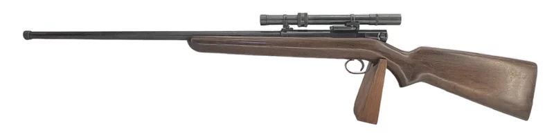 Winchester 74 .22 semi-auto rifle with rare Alex Martin riflescope - Image 8