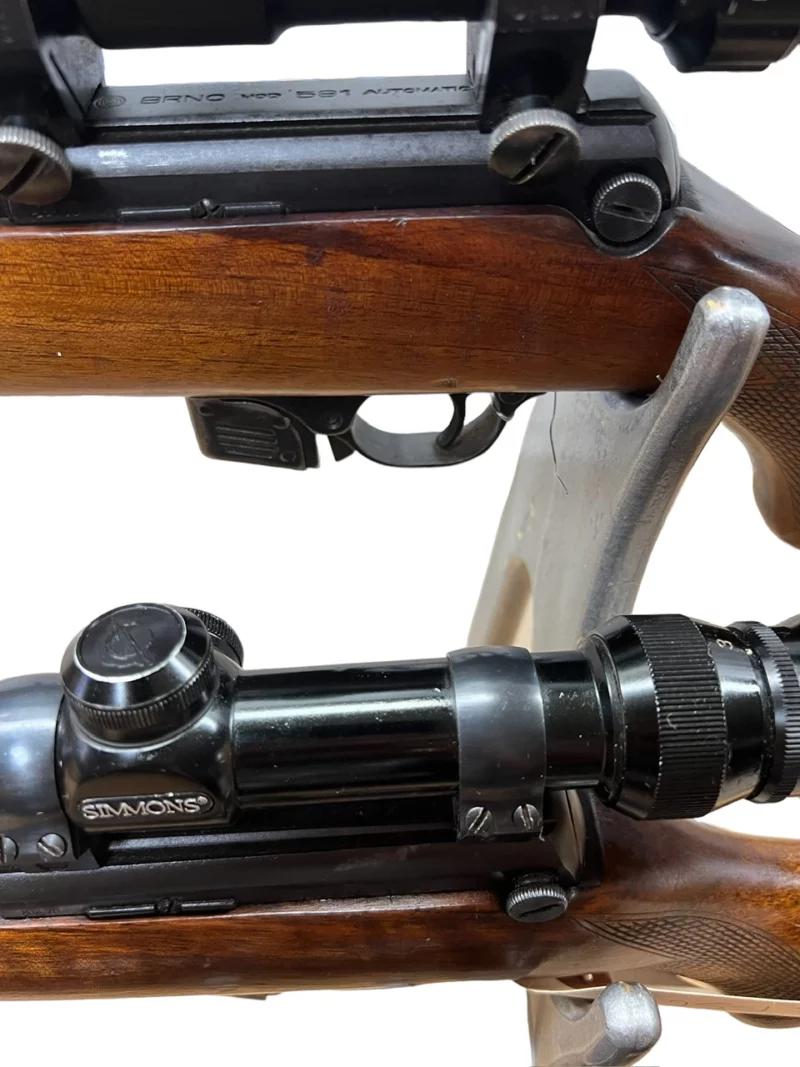 Czech BRNO Model 581 semi-auto .22LR with scope and magazine - Image 7