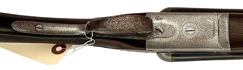 British side by side 12 Gauge shotgun made by T. Wild - Image 11