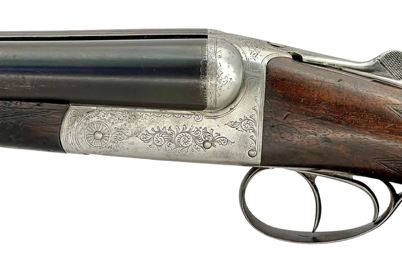 British Made 12 Gauge Side by Side Shotgun Made by J. Ellis - Image 7