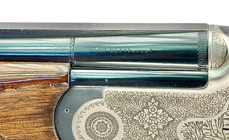 Italian 12 Gauge Over and Under Shotgun by Bettinsoli - Image 9