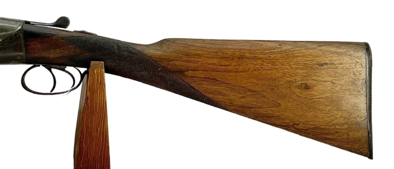 British Side by Side 12ga shotgun by P Knight Nottingham - Image 11