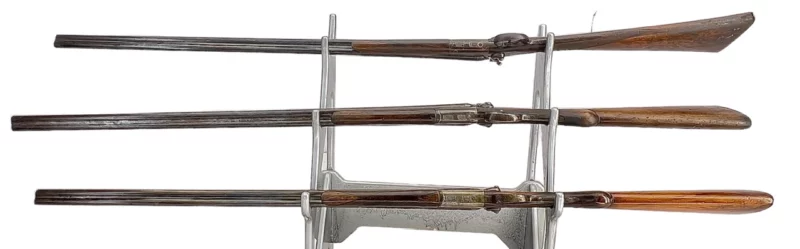 Belgium Side by Side 410ga shotgun with external hammers - Image 10