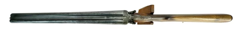 Coach Gun 18.75" .12 gauge Side by Side German Geco mfg., Pistol Grip External Hammers - Image 10