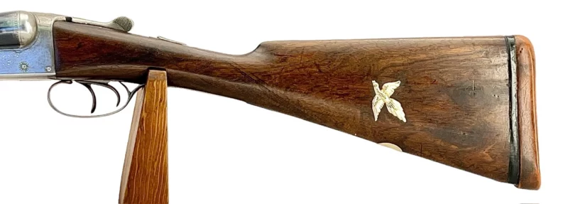 British Side by Side 12 gauge shotgun by F Williams Birmingham - Image 6