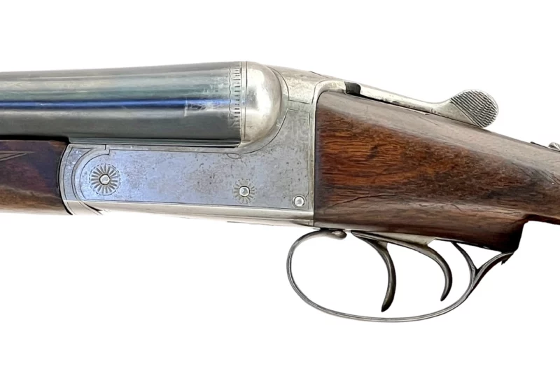 British Side by Side 12 gauge shotgun by F Williams Birmingham - Image 4