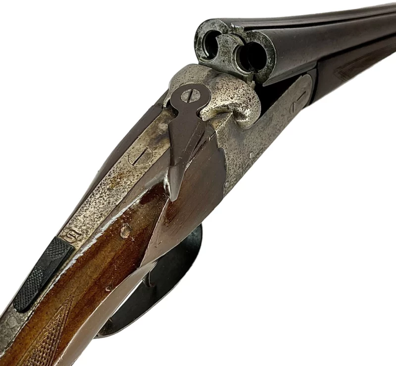 Spanish Side by Side 410ga shotgun Box Lock extractors good cond - Image 12