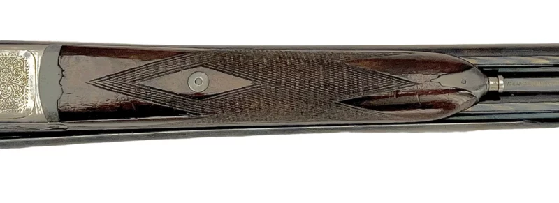British side by side 12 Gauge shotgun made by “The Fieldman - Swindon” - Image 13