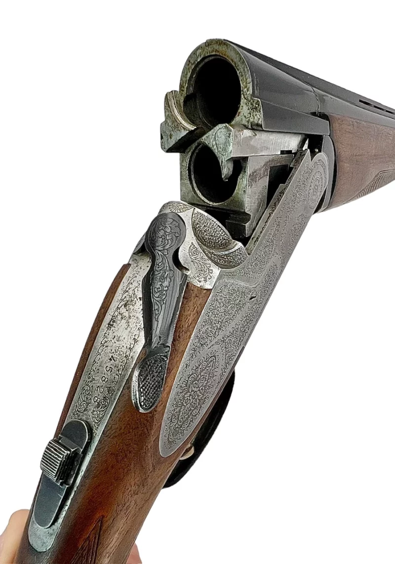 Italian 12 Gauge Over and Under Shotgun by Emilio Rizzini