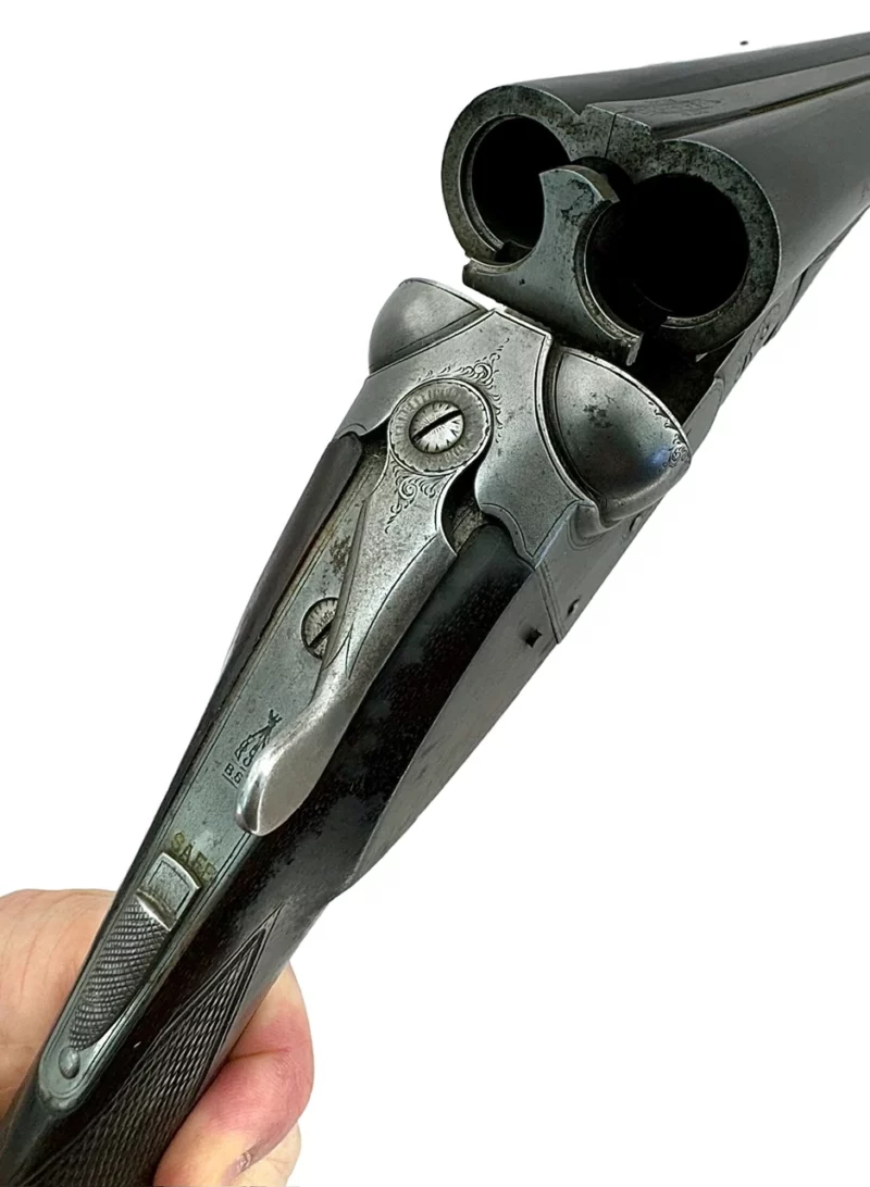 English Made 12 Gauge Side by Side Shotgun BSA