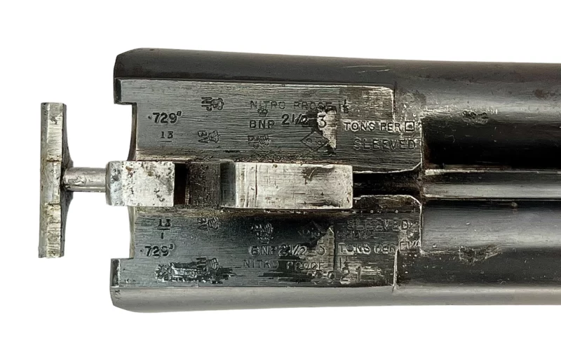 British Side By Side 12 Gauge Shotgun by H. Bloomer - Image 15