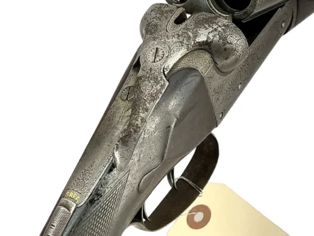 British side by side 12 Gauge shotgun made by T. Wild