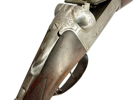 British Made 12 Gauge Side by Side Shotgun Made by J. Ellis
