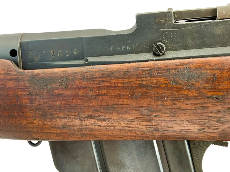 Navy Arms Enfield #4 Mk 1* .303 World War II BT PP marked French Resistance1944 bolt not matching serial number PP 1936 - Image 23