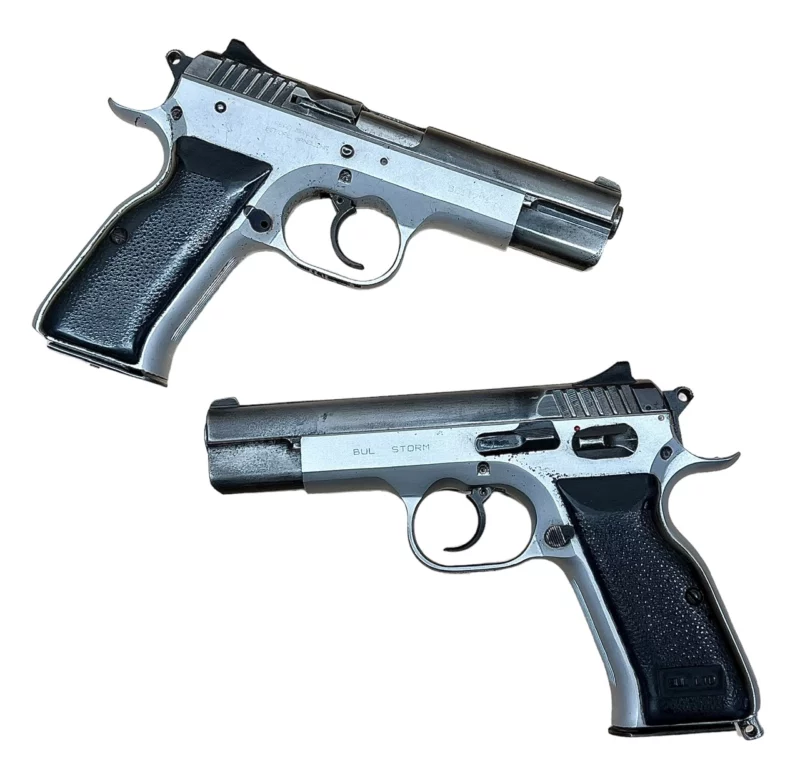 Israeli BUL Storm "Hebrew Hammer" 9mm with 16-rd magazine, 2-tone finish