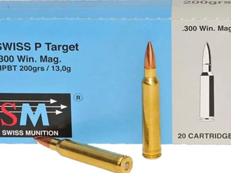 .300 WIN MAG RUAG SWISS P TARGET 200GR. HPBT 20RDS.